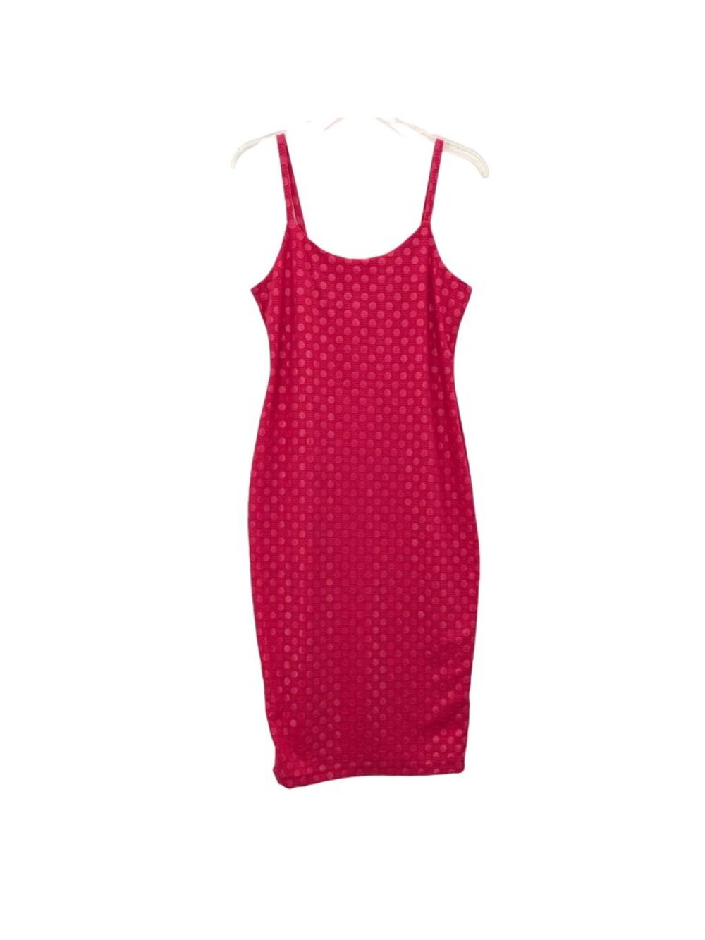 Bodycon Slip‎ Dress Polka Dot Textured Party Club Y2K Coquette Romantic Large